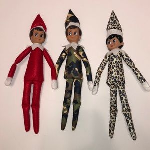 Lot of 3 Elf on the Shelf